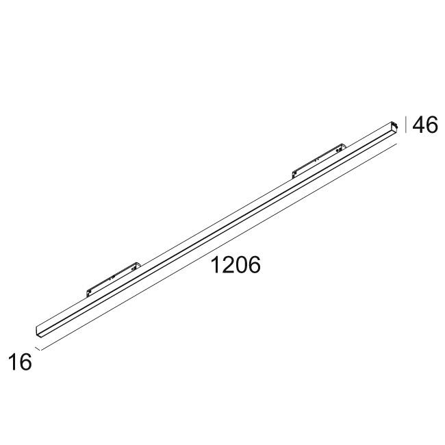 Afbeeldingen van M - LED LINE HE TW 1 x 14,9W 965 DIM5 B IP20 LED - 2700K-6500K - CRI90