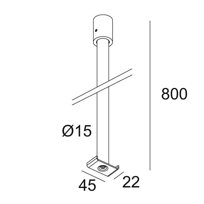 Afbeeldingen van SLM - ROD SUSPENSION 0,8m B