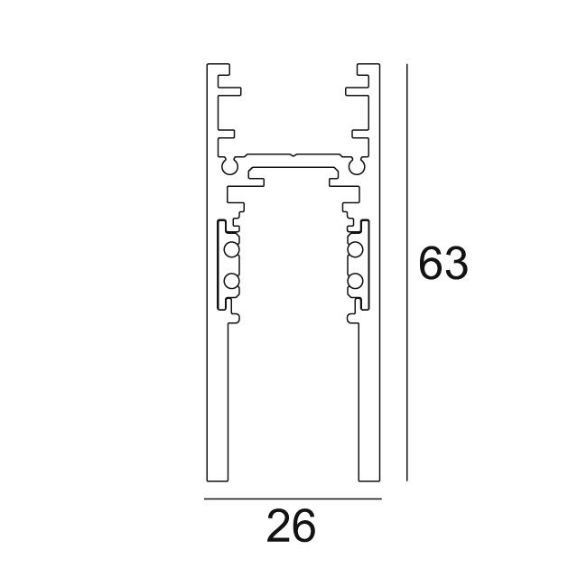 Afbeeldingen van SLM26H - PROFILE 3m BRB