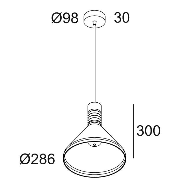 Afbeeldingen van MILES C1 E27 PINK B IP20 E27 LED