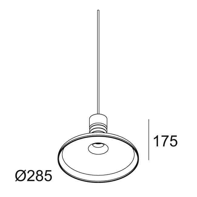 Afbeeldingen van MILES C2 MIST 92750 IP20 LED - 2700K - CRI90 - 50°