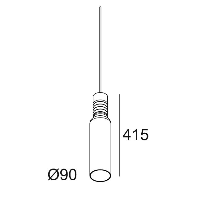 Afbeeldingen van MILES C4 PINK 92750 IP20 LED - 2700K - CRI90 - 50°