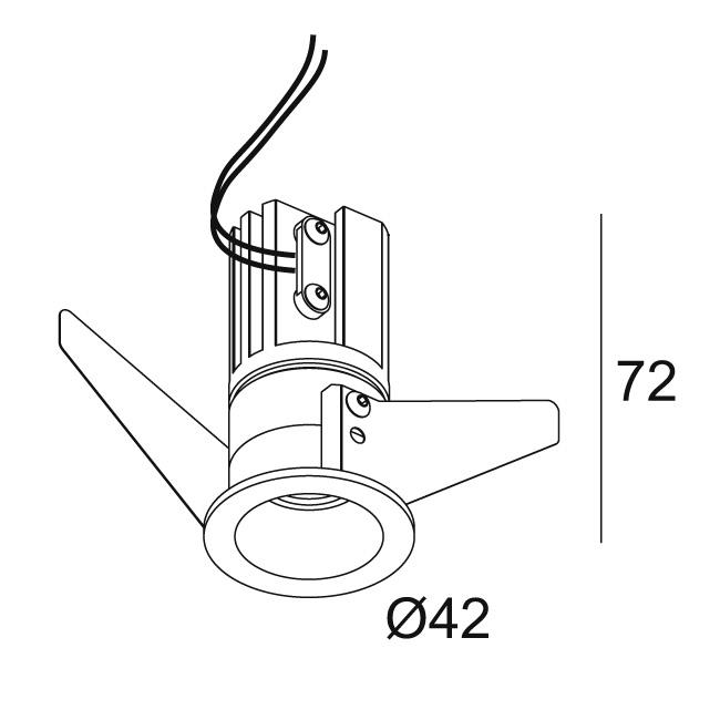 Afbeeldingen van MICROSPY IN 92715 B IP20 LED - 2700K - CRI90 - 15°