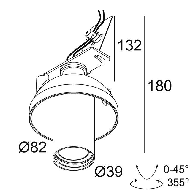 Afbeeldingen van SPY 39 TRIMLESS 92720 B IP20 LED - 2700K - CRI90 - 20°