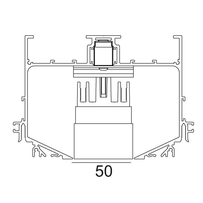 Afbeeldingen van M52 - 2 LED D 93033 DIM5 IP20 LED - 3000K - CRI90 - 33°