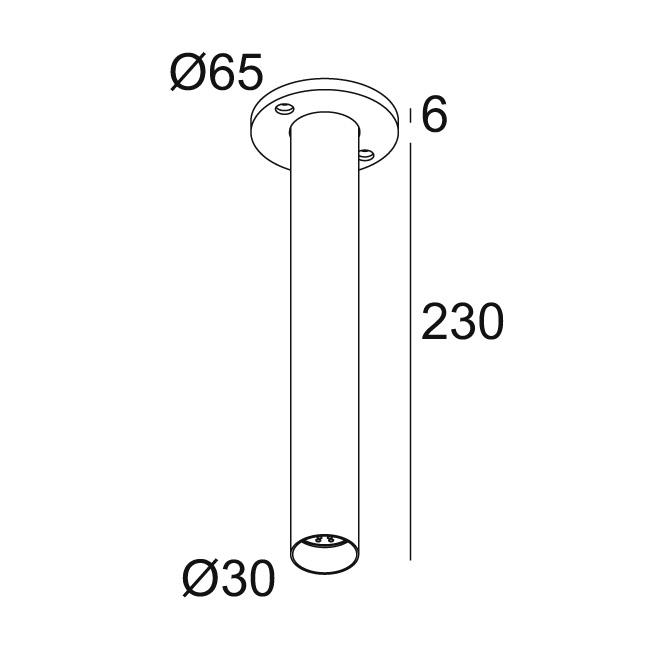 Afbeeldingen van NEEDLE 1 92713 FG IP20 LED - 2700K - CRI90 - 13°