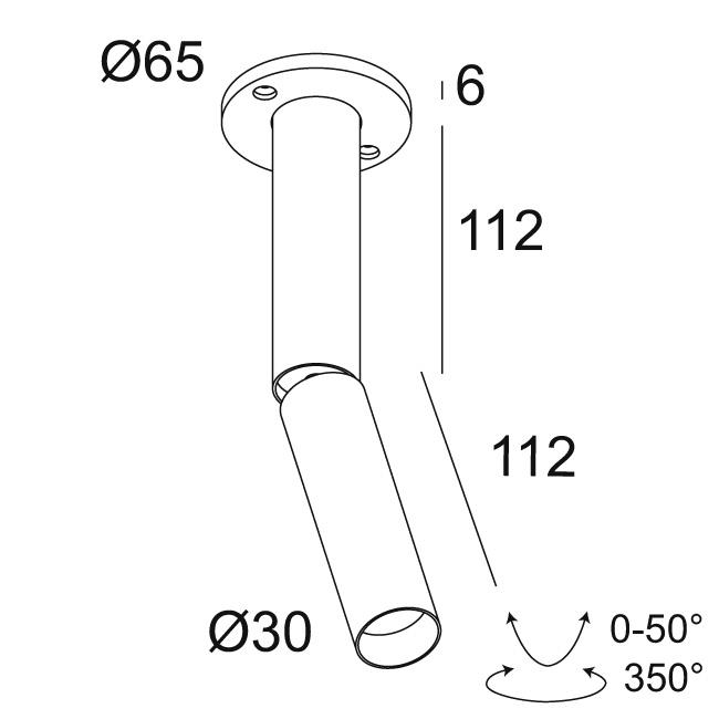 Afbeeldingen van NEEDLE 1 OK 92713 BBR IP20 LED - 2700K - CRI90 - 13°