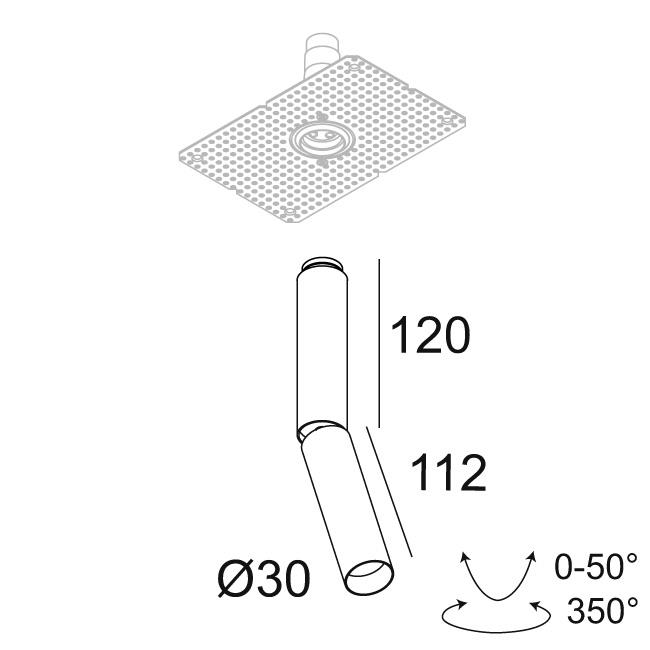 Afbeeldingen van NEEDLE 1 TRC OK 92713 BBR IP20 LED - 2700K - CRI90 - 13°