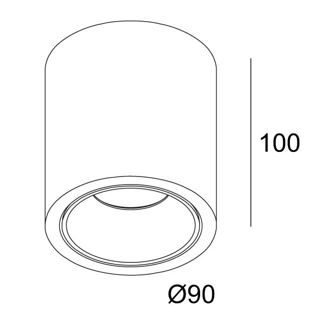 Afbeeldingen van BOXY R 92733 B-B IP40 LED - 2700K - CRI90 - 33°