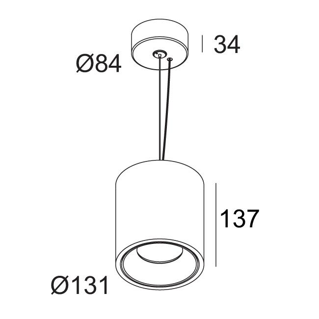 Afbeeldingen van BOXY XL R C 92720 B-B IP20 LED - 2700K - CRI90 - 20°