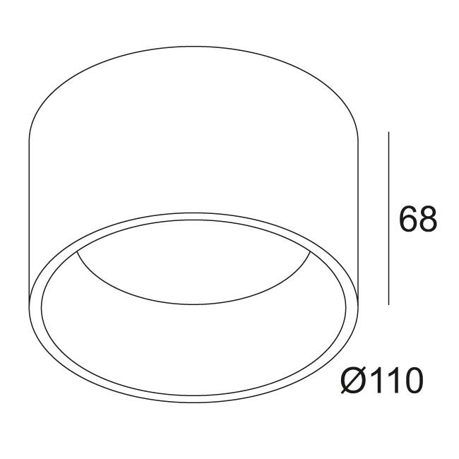 Afbeeldingen van DIRO SBL S ON 83 W IP43 LED - 3000K - CRI80