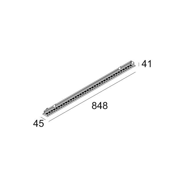 Afbeeldingen van INFORM ST 828 83067 B-MMAT IP20 LED - 3000K - CRI80 - 67°