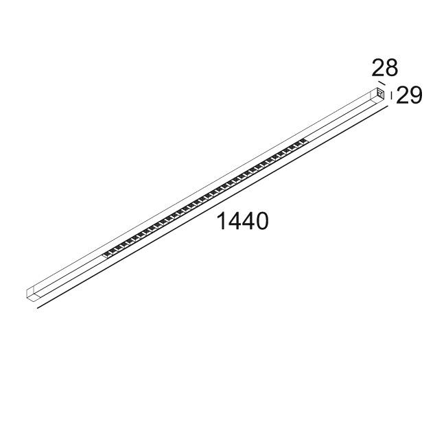 Afbeeldingen van INFORM SQ F144-3 83067 B-B IP20 LED - 3000K - CRI80 - 67°