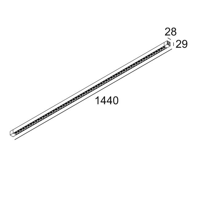 Afbeeldingen van INFORM SQ F144-5 83067 B-B IP20 LED - 3000K - CRI80 - 67°