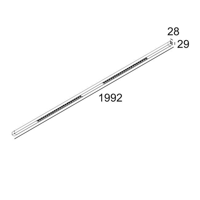 Afbeeldingen van INFORM SQ F200-4 83067 W-W IP20 LED - 3000K - CRI80 - 67°