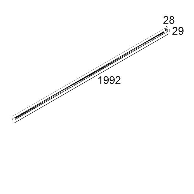 Afbeeldingen van INFORM SQ F200-7 83067 B-MMAT IP20 LED - 3000K - CRI80 - 67°