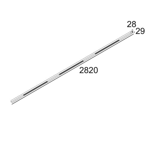 Afbeeldingen van INFORM SQ F282-6 83067 W-W IP20 LED - 3000K - CRI80 - 67°