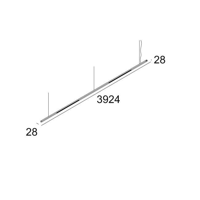 Afbeeldingen van INFORM SQ P392-6 DOWN 83067 B-B IP20 LED - 3000K - CRI80 - 67°