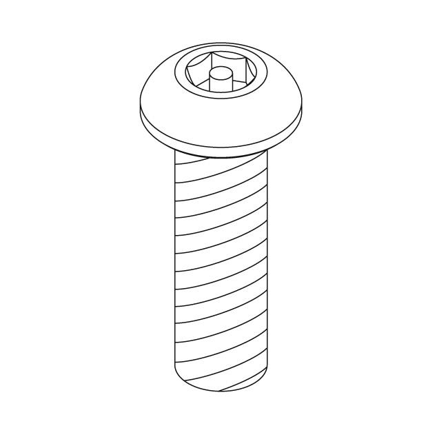 Afbeeldingen van FRAX ANTI VANDAL SCREWS 5 PCS