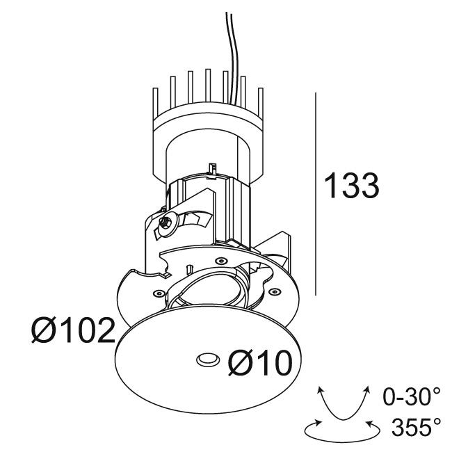 Afbeeldingen van NIME TRIMLESS 927 PRIM IP20 LED - 2700K - CRI90 - 2050°