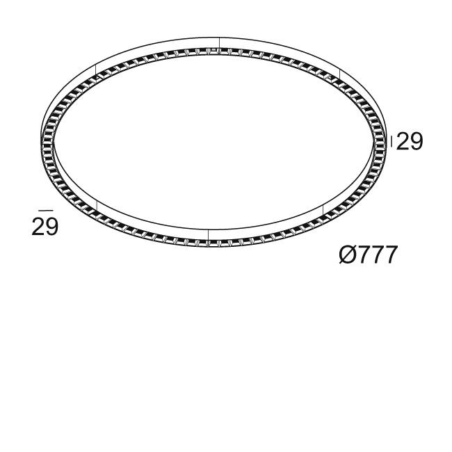 Afbeeldingen van INFORM R1 DOWN 93048 B-B IP20 LED - 3000K - CRI90 - 71°