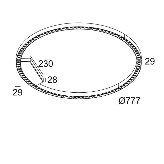 Afbeeldingen van INFORM R1+ DOWN 92748 DIM5 B-B IP20 LED - 2700K - CRI90 - 71°