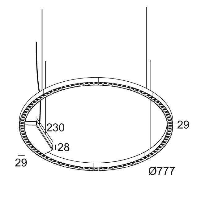 Afbeeldingen van INFORM R1+ DOWN-UP 92748 DIM5 B-B IP20 LED - 2700K - CRI90 - 71°