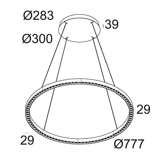 Afbeeldingen van INFORM R1+ CS DOWN 92748 DIM5 B-MMAT IP20 LED - 2700K - CRI90 - 71°