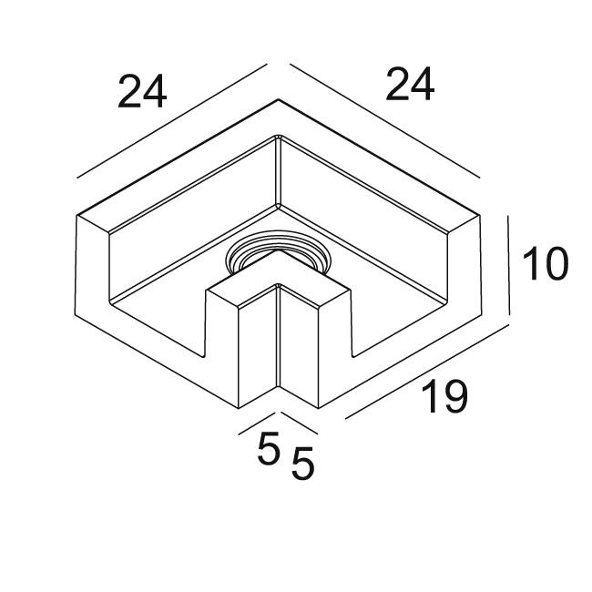 Afbeeldingen van SL19 - CORNER 90° B