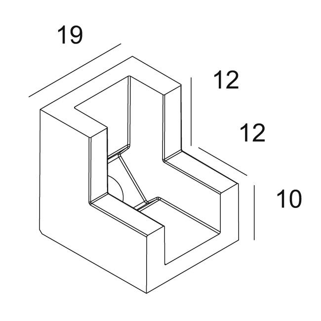 Afbeeldingen van SL19 - CORNER V90° B