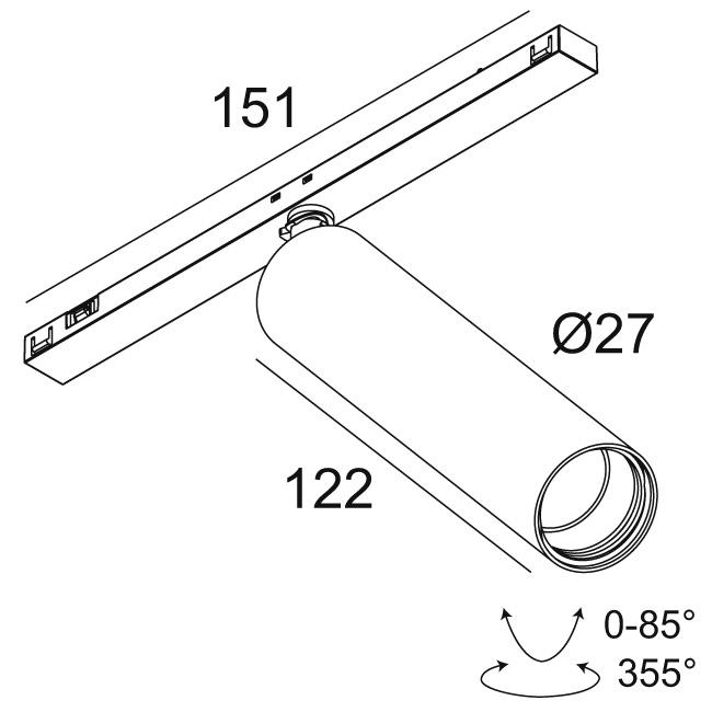 Afbeeldingen van SL19 - SPY 27 L 92730 MDL B IP20 LED - 2700K - CRI90 - 30°