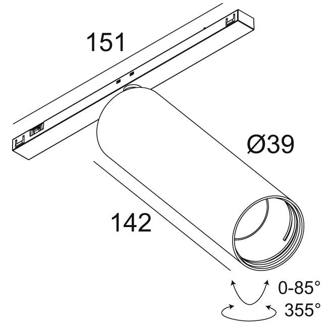 Afbeeldingen van SL19 - SPY 39 L 92720 MDL B IP20 LED - 2700K - CRI90 - 20°