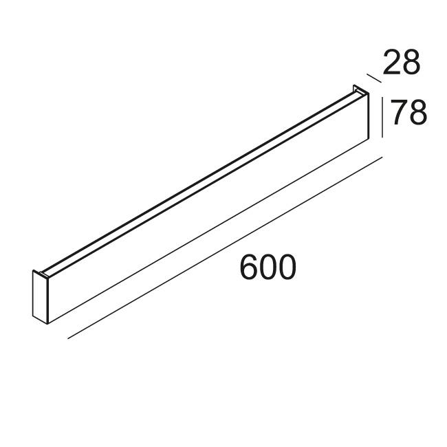 Afbeeldingen van FEMTOLINE W DOWN-UP 600 930 W IP20 LED - 3000K - CRI90