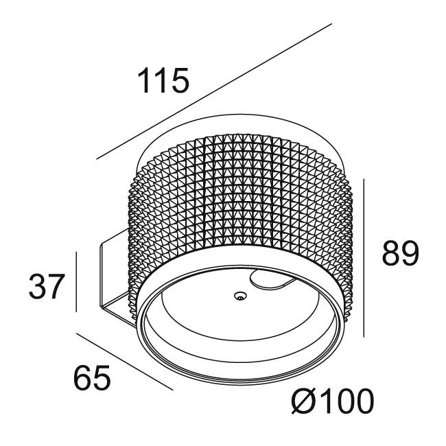 Afbeeldingen van ORBIT PUNK LED 927 DIM8 GC-B IP20 LED - 2700K - CRI90