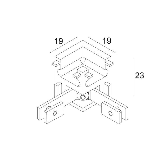 Afbeeldingen van SOLI - CORNER SET 90° OUT W