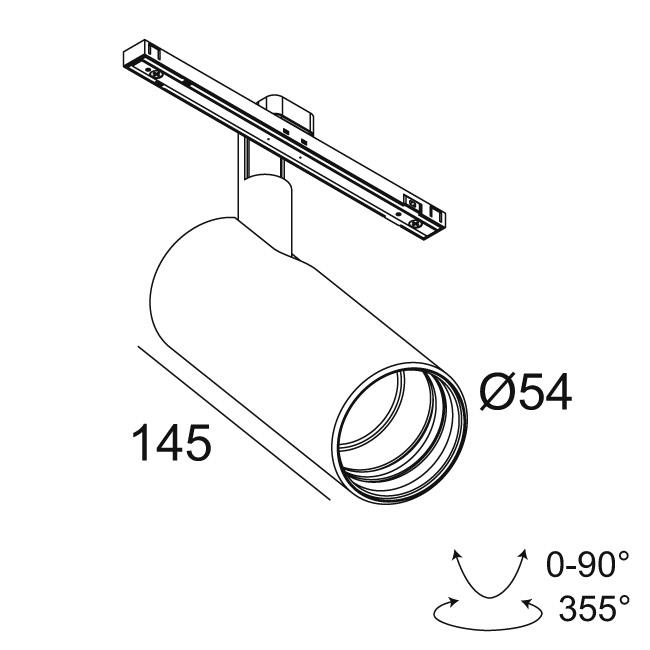 Afbeeldingen van SOLI - 52 92745 MDL B IP20 LED - 2700K - CRI90 - 45°