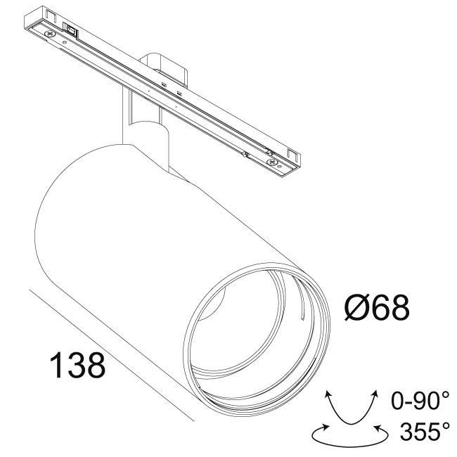 Afbeeldingen van SOLI - 66 92718 MDL W IP20 LED - 2700K - CRI90 - 18°