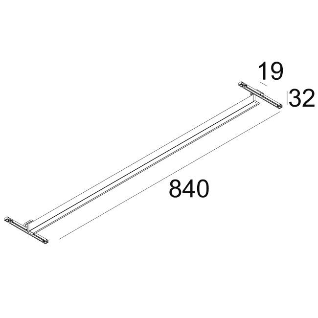 Afbeeldingen van SOLI - LINE 90 DOWN 930 MDL B IP20 LED - 3000K - CRI90