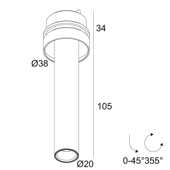 Afbeeldingen van UHO L TRIMLESS 92730 B IP20 LED - 2700K - CRI90 - 30°