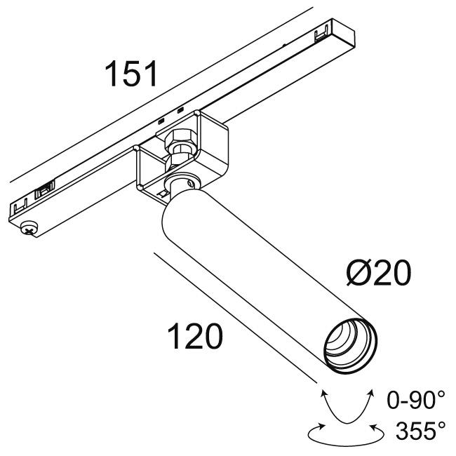 Afbeeldingen van SPL14 - UHO L 92730 MDL FBR IP20 LED - 2700K - CRI90 - 30°