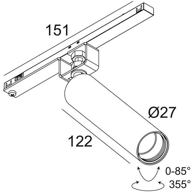 Afbeeldingen van SPL14 - SPY 27 L 92730 MDL FBR IP20 LED - 2700K - CRI90 - 30°