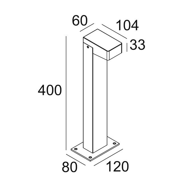 Afbeeldingen van TIMON 40 830 N IP55 LED - 3000K - CRI80