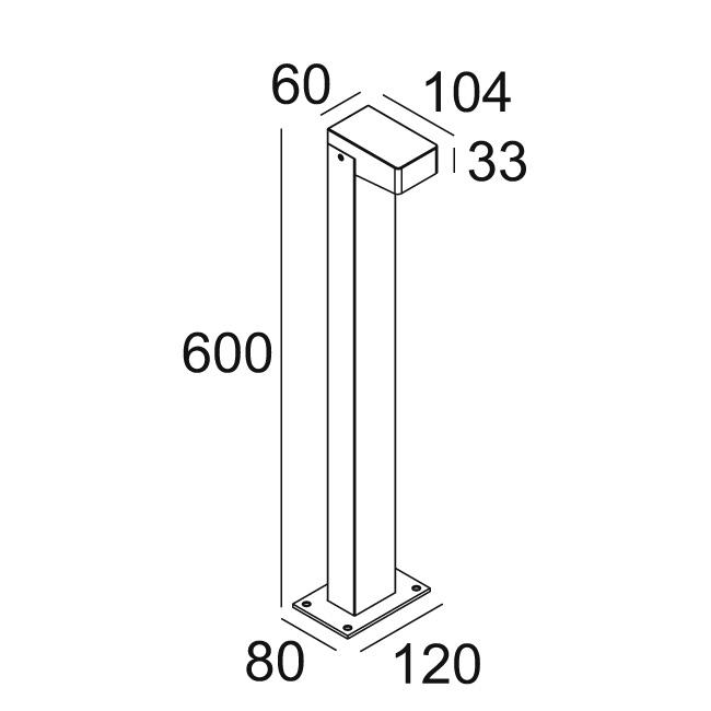 Afbeeldingen van TIMON 60 830 N IP55 LED - 3000K - CRI80