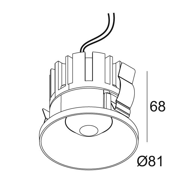 Afbeeldingen van ARTUUR R 92730 B IP20 LED - 2700K - CRI90 - 30°