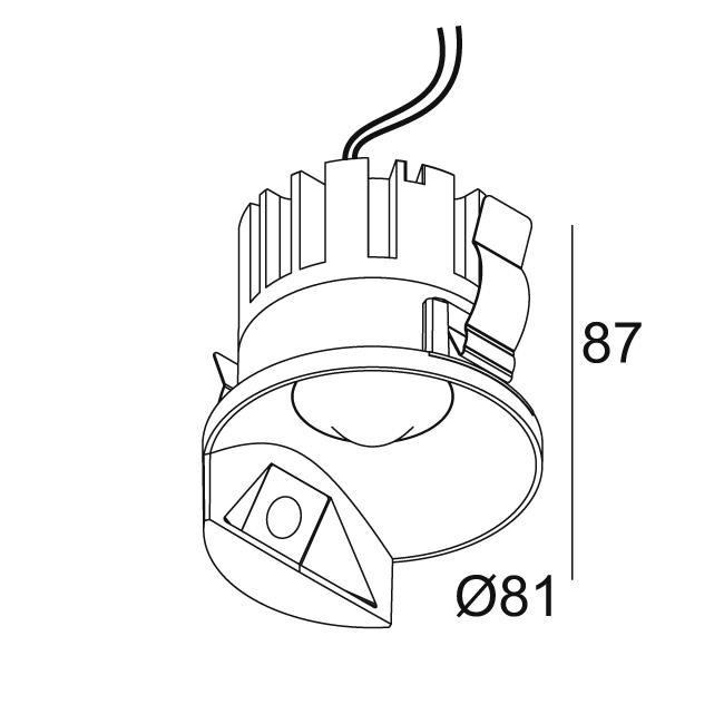 Afbeeldingen van ARTUUR R WALLWASH 92730 B IP20 LED - 2700K - CRI90 - 30°