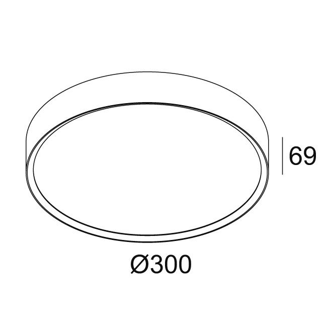 Afbeeldingen van MULTINOVA 30 DOWN-UP TW 930 DIM5 GC IP20 LED - 2700K-6500K - CRI90