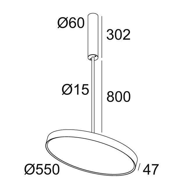 Afbeeldingen van MULTINOVA 55 OK 800 930 W IP20 LED - 3000K - CRI90