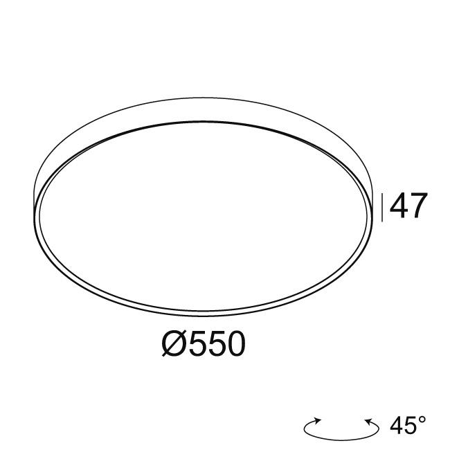 Afbeeldingen van MULTINOVA 55 930 ADM W IP20 LED - 3000K - CRI90