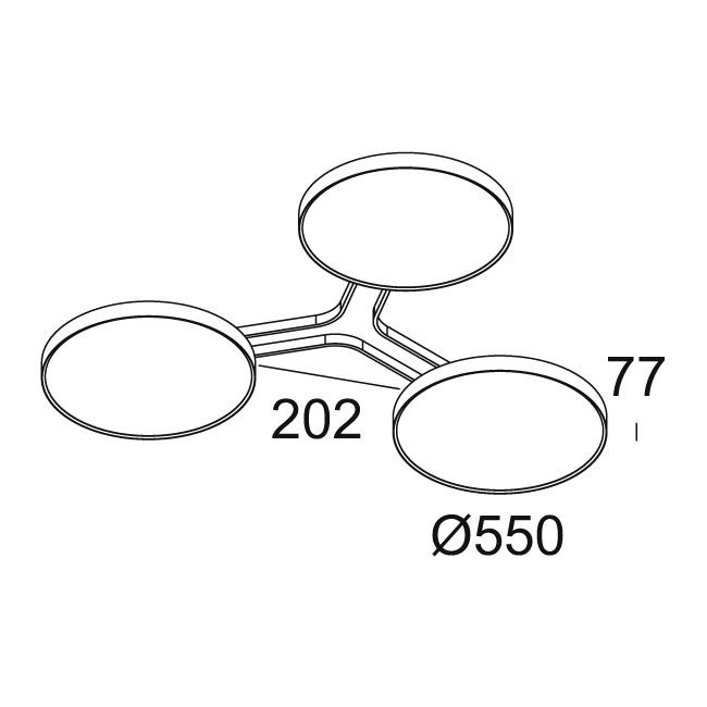 Afbeeldingen van MULTINOVA 355 TW 930 DIM5 B IP20 LED - 2700K-6500K - CRI90