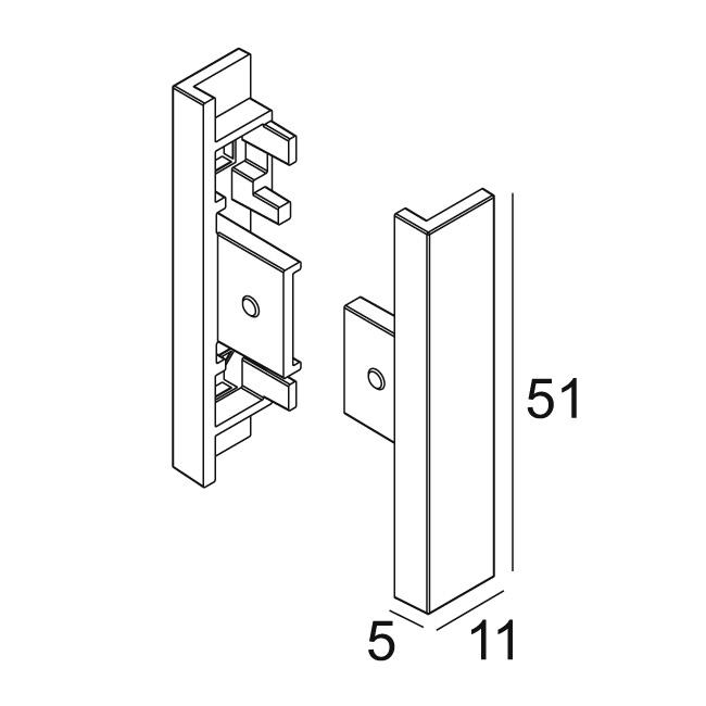 Afbeeldingen van CNT-A - END CAP SET W